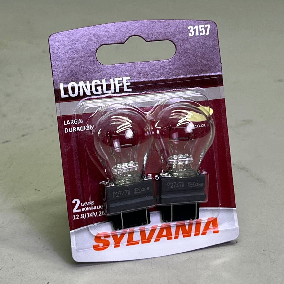 SYLVANIA (6 Bulb) Long Life Mini Bulb Clear 3157