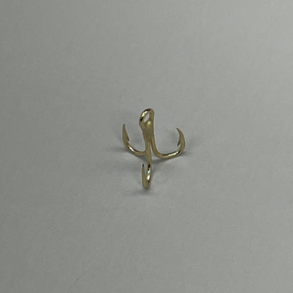 EAGLE CLAW (5 PACK) 2X Treble Hook Triple 2X Lure Repla Gold #12 20pc 376TS-12
