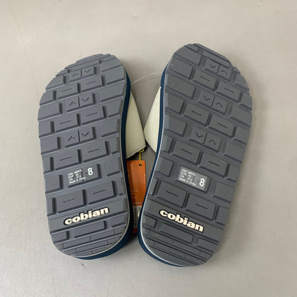 COBIAN DRT Synthetic Leather Strap Slide Sandals Men's Sz 8, 40 EU Navy DRS24-410-8