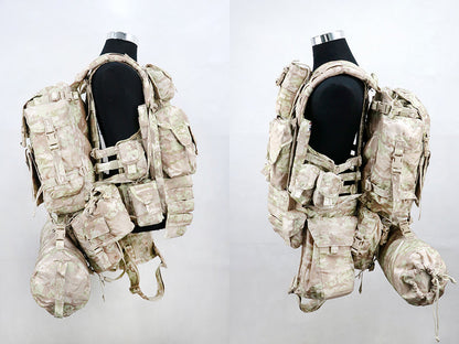 Cold War direct-purchased Russian military-issued 3rd-gen 6sh117 desert KSOR digital camo tactical vest