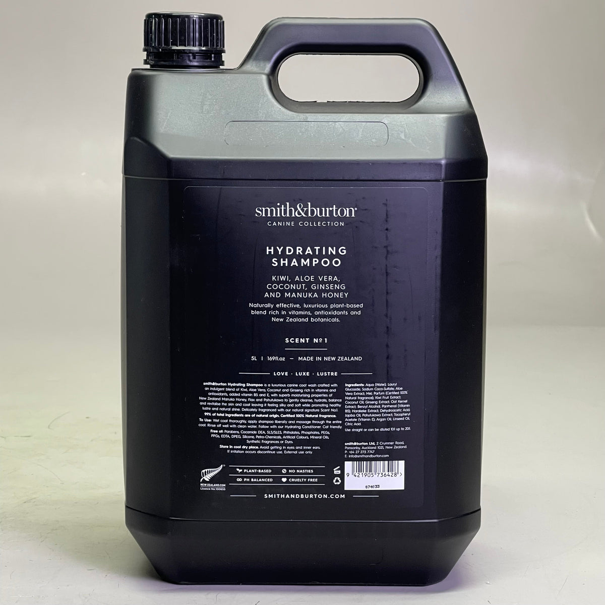 SMITH&BURTON Canine Collection Hydrating Shampoo, Scent No 1 169fl.oz HYD5LS-022