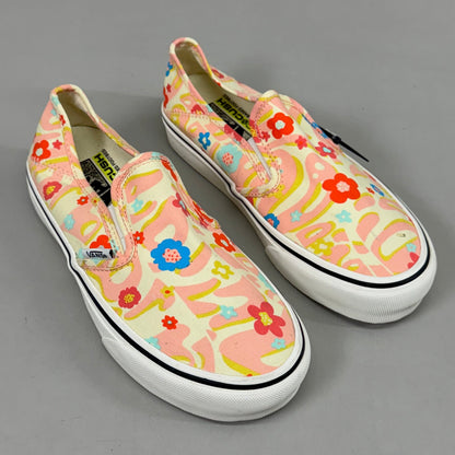 VANS Slip-On VR3 SF 50% Organic Cotton Shoe Women's 5.5 Men's 4.5 Groovy Floral
