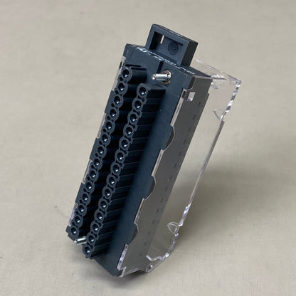SCHNEIDER ELECTRIC Caged Terminal Strip 4"x2"x2" Black BMXFTB2800