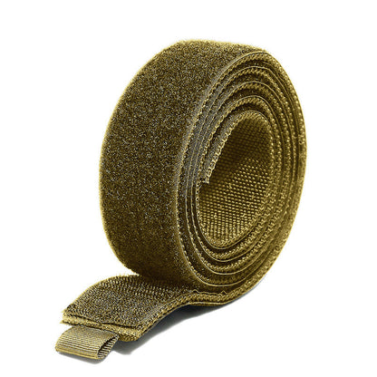 Tactical Inner Belt, Duty Nylon Hook - Loop Adjustable Black Waist Belt