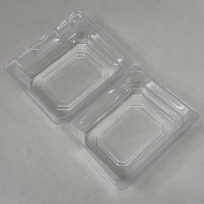Boutonniere & Corsage Clear Plastic Box (50 Count) 4" x 3" x 3"
