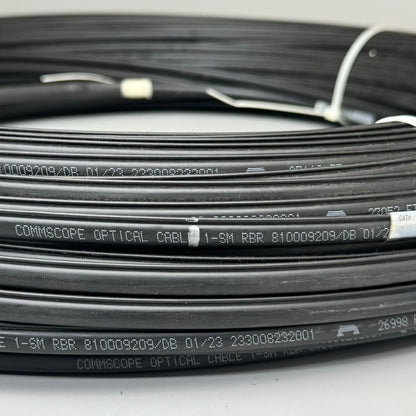 COMMSCOPE Fibre Optic Cable 1-SM RBR 300ft Fiber Material Black