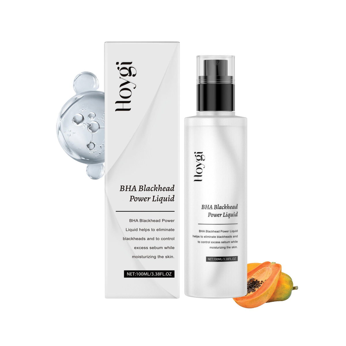 Salicylic Acid Exfoliating Essence Moisturizes Facial Skin Pores, Hydrates And Nourifies