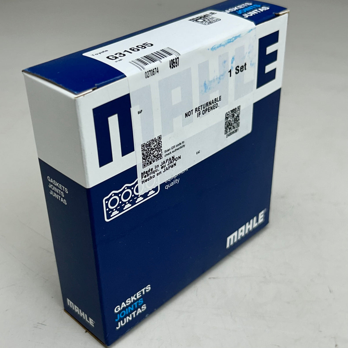 MAHLE Fuel Injection Throttle Body Mounting Gasket Replacement Part For Lexus & Toyota G31695