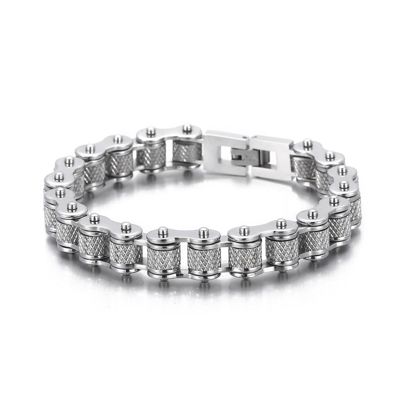 Bicycle Bracelet Titanium Steel Personalized Men's Motorcycle Chain Accessories