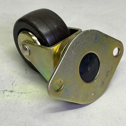 COLSON (4 PACK) Swivel Plate Casters w/ Hard Rubber Wheels 2-3/4" Brown 27015