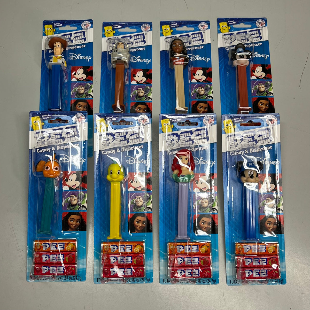 PEZ (12 PACK) Disney Pixar Candy Dispenser Assortment W/ Refill Rolls BB 04/30