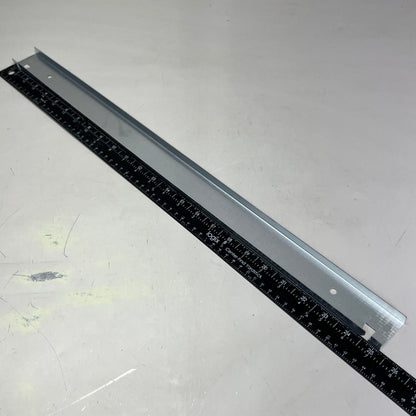 (6 Pcs) Steel Raceway I100 Sz 25" L x 1" W, Grey