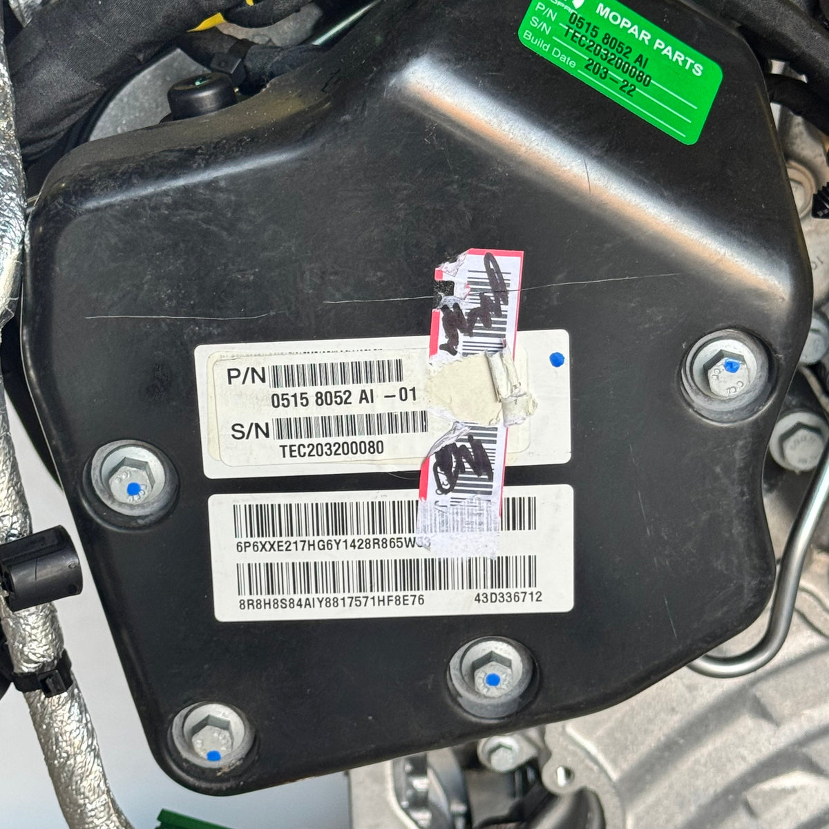 Mopar 3.0L EcoDiesel Engine 05158052AI for Ram Jeep AS-IS