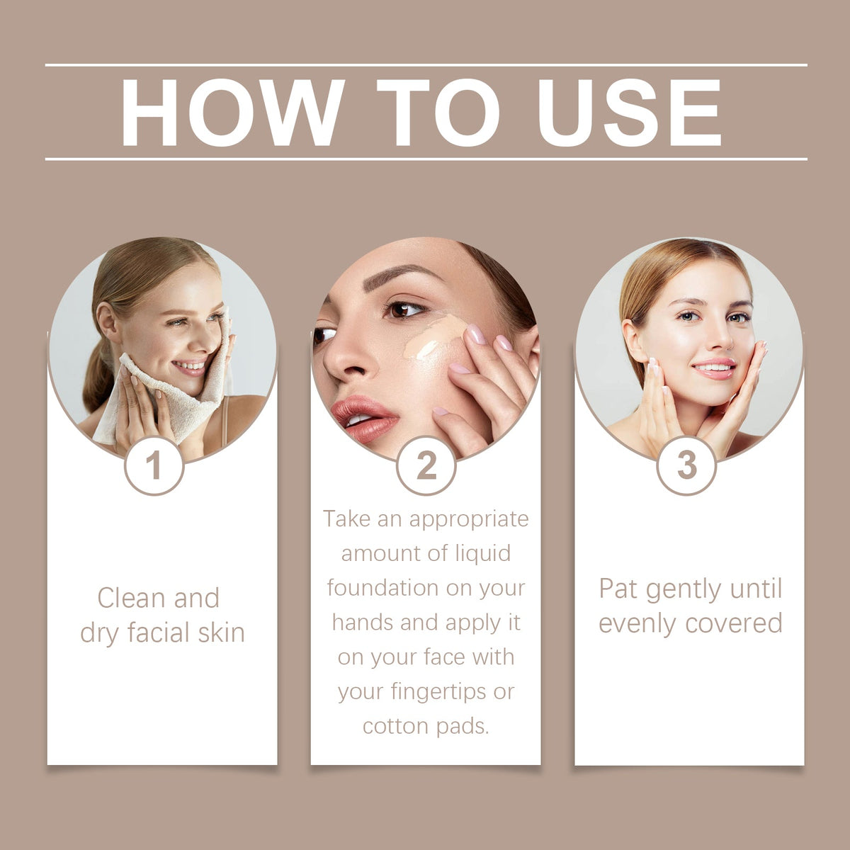 Moisturizing Liquid Foundation, Long-Lasting Moisturizing Refreshing Moisturizing Light Moisture Liquid Foundation