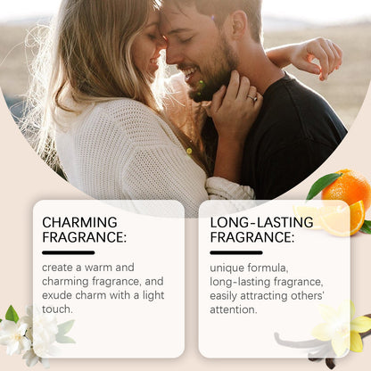 Vanilla Orange Ball Perfume Long Lasting Fragrance Light And Elegant Aromas Dating Charm Elegant Temperament Portable Perfume