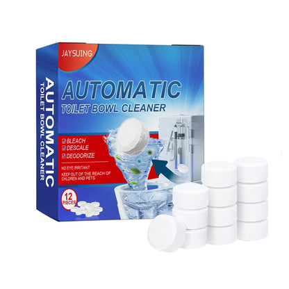 Cleaning Tablets, Household Toilet Odor-Stain Remover Descaling Decontamination Effervescent Cleaning Tablets