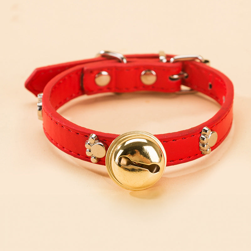 Claw Print Bone Alloy Bells for Pet Collars - Supplies for Dogs & Cats