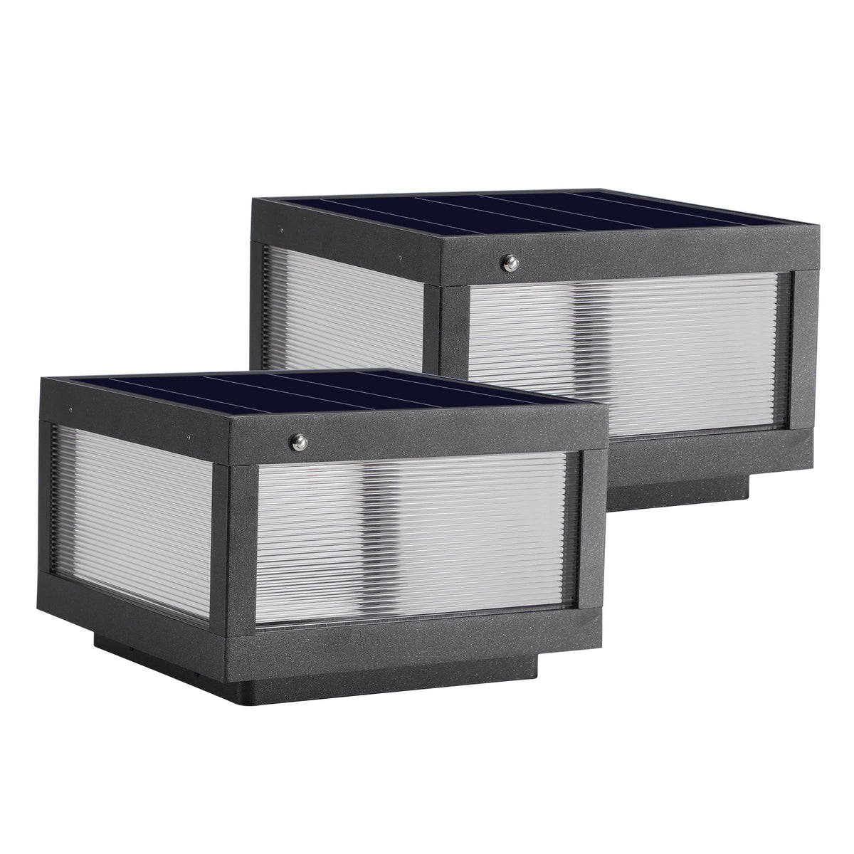 Solar Wall Lamp With Dimmable LED Aluminium