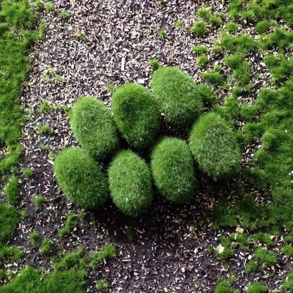 Mossy Stone Artificial Green Stone Mossy Rock Flower Arrangement Material