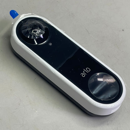 ARLO Wired Video Doorbell w/ Night Vision 180° FOV White AVD1001W-100NAS (Pre-Owned)