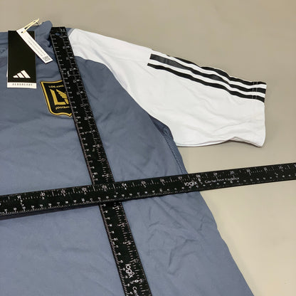 ADIDAS LosAngeles Football Club Training Jersey Short Sleeve Grey M 118436210