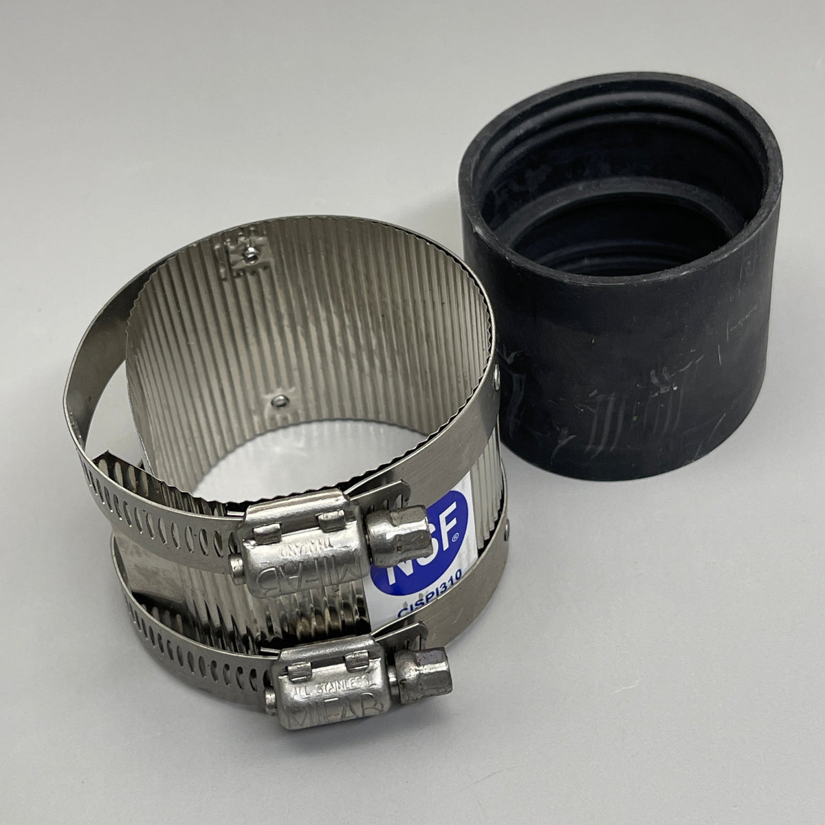 MIFAB (100 Pack) Mi-Hub 3” Stainless Shielded Couplers No Hub MI-HUB-3