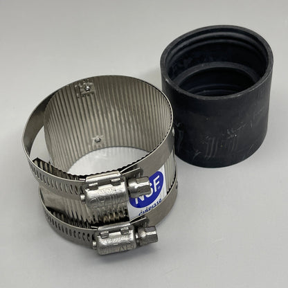 MIFAB (100 Pack) Mi-Hub 3” Stainless Shielded Couplers No Hub MI-HUB-3