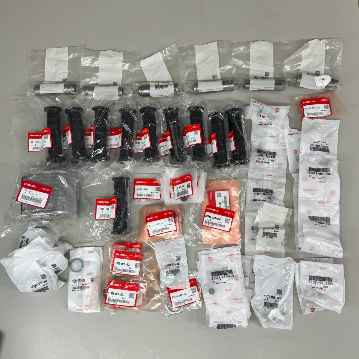 HONDA (103 PACK) Assorted Motorcycle Parts Genuine OEM