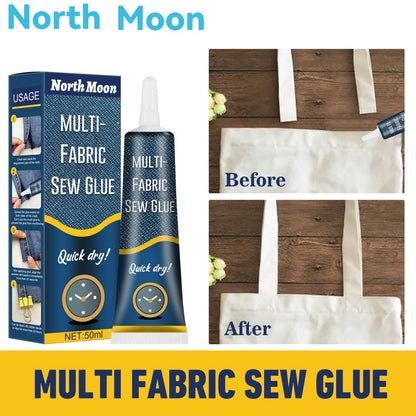 North Moon Fabric Sewing Glue Special Glue For Clothes Printing Pants Insoles Jeans Hole Fabric Glue