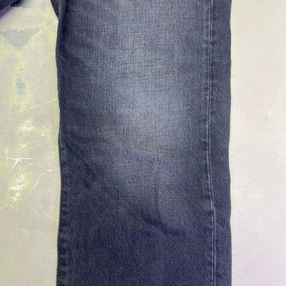 R13 Relaxed Distressed Boyfriend Jeans Made In Italy Women's Sz 24 Jake Black