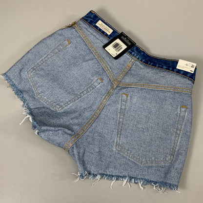 LEVIS 501 Original Fit High Rise Shorts Medium Wash Women's Sz 25 Mega Vibe Blue