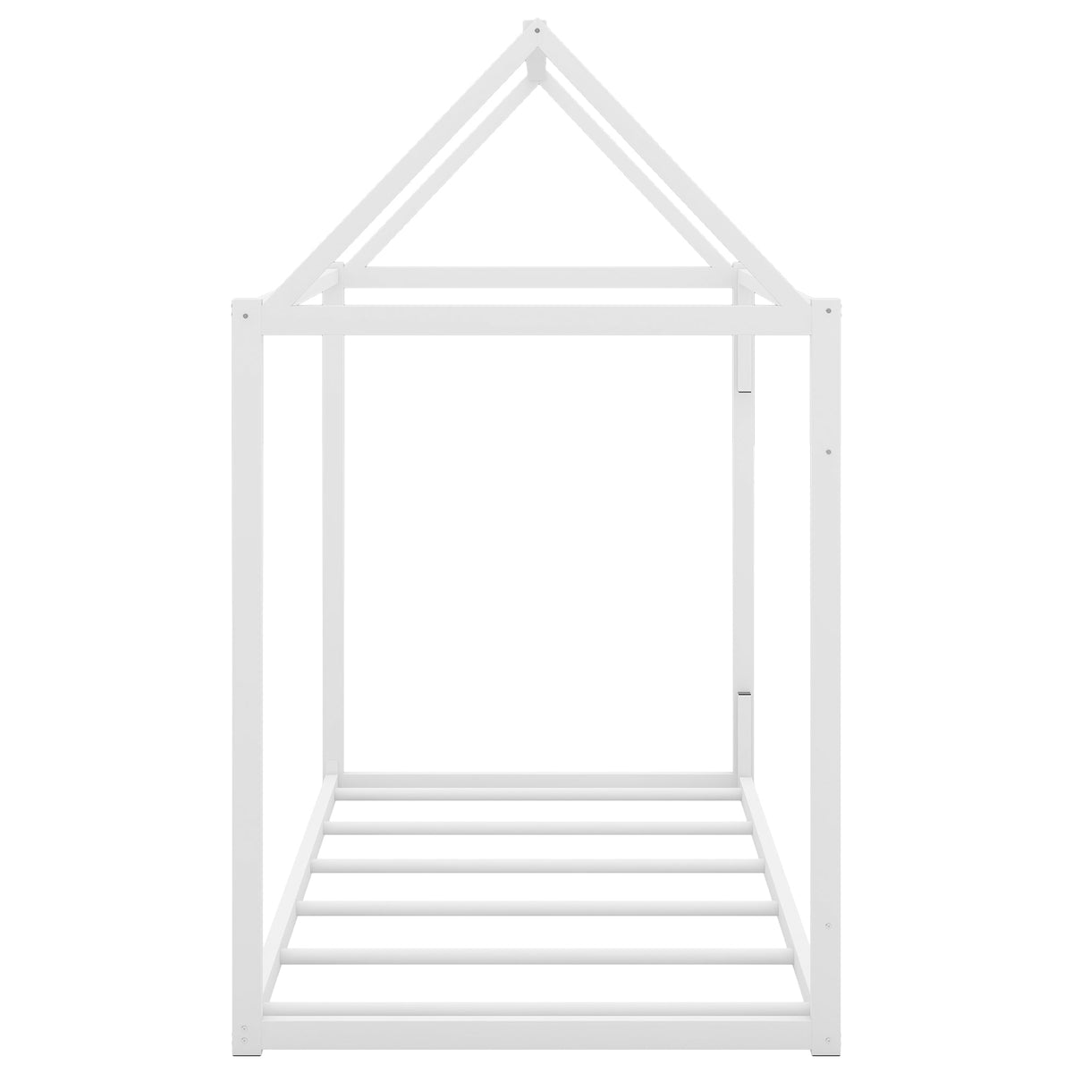 Metal House Shape Platform Bed   twin
