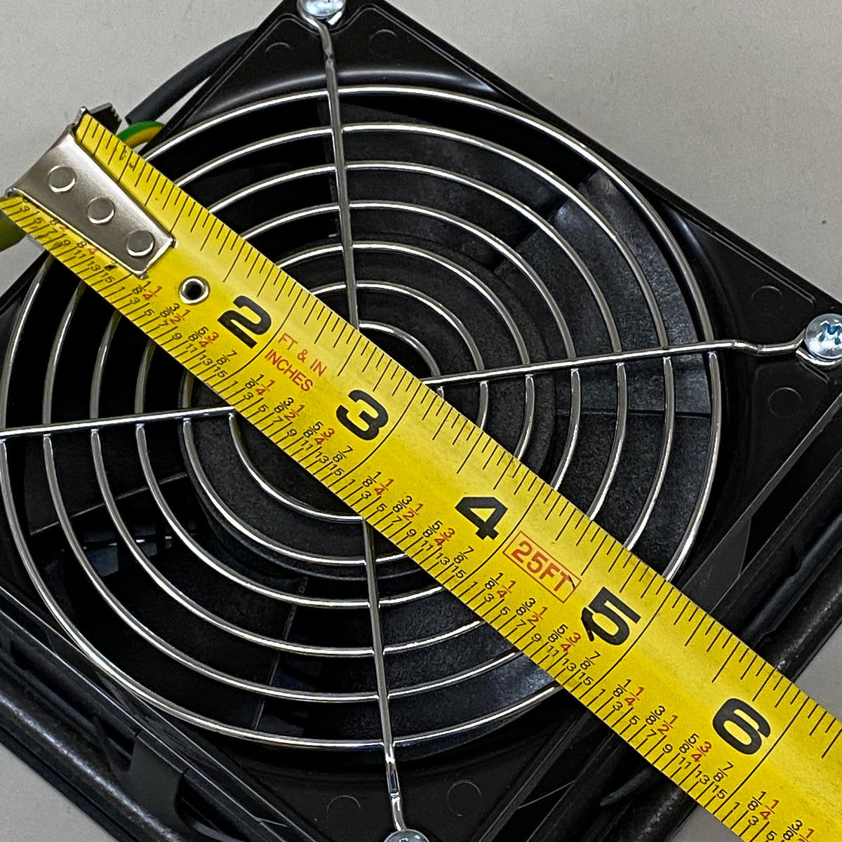 HOFFMAN 3R Side-Mount Filter Fan 5.9"x5.9"x2.9" Black HN0516513