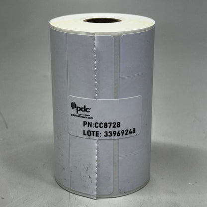 PDC (16 Rolls) Printer Labels Dir Therm 4" x 4-1/2" White PDCCC8728