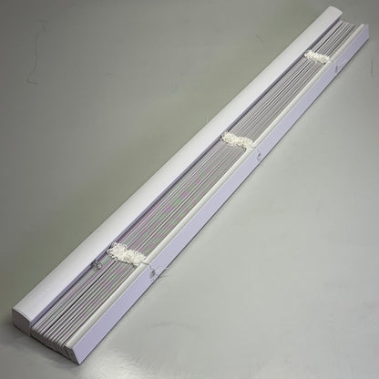 LOTUS & WINDOWARE 1" Vinyl Blind Cordless 35" x 84" White MLX3584WH