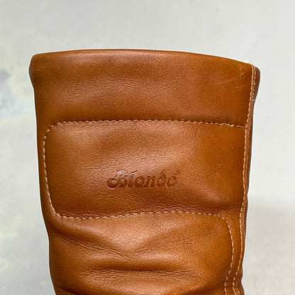 BLONDO Leather Fur Lined Boots Made In Canada Women's Sz 8 Brown (Pre-Owned)