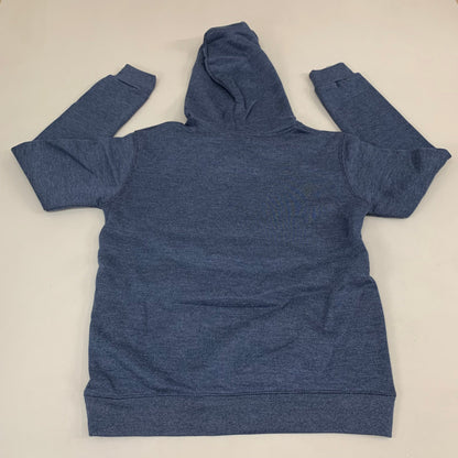 LONEROCK Helen Georgia Pull Over Hoodie Youth Large Indigo Heather