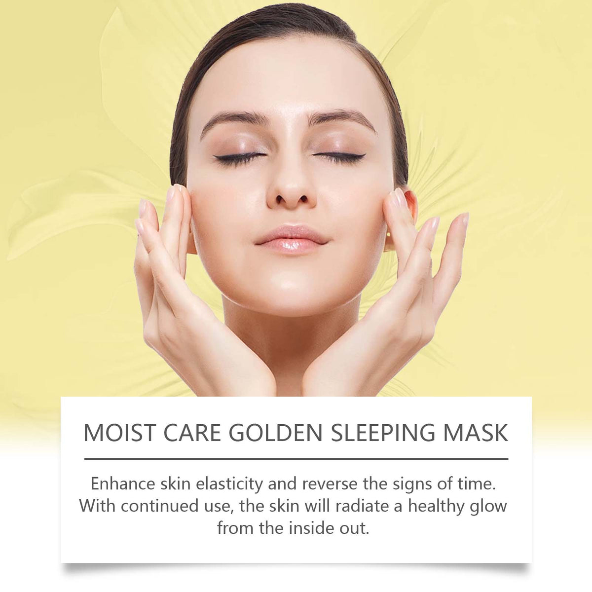 Gold Sleeping Mask, Moisturizing, Moisturizing, Moisturizing, Smoothing And Firming Skin Hydrating Mask