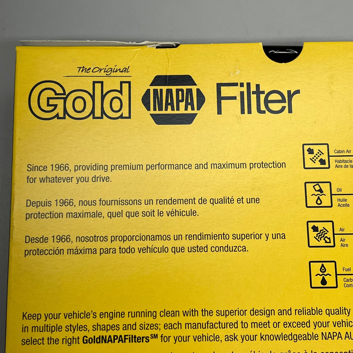 NAPA The Original Gold Air Filter Cellulose Filter Media Material FIL 6128
