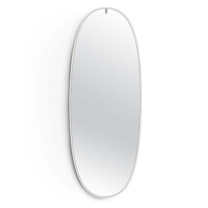 FLOS LA Plus Belle Plug US Brill Wall Mounted LED Mirror Silver 80" Aluminum Frame FU368164A (New)