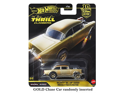 "Thrill Climbers" 5 piece Set "Car Culture 10th Anniversary" 2025 Series Q Diecast Model Cars by Hot Wheels