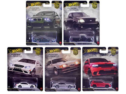"Power Trip" 5 piece Set "Car Culture" 2026 Series R Diecast Model Cars by Hot Wheels