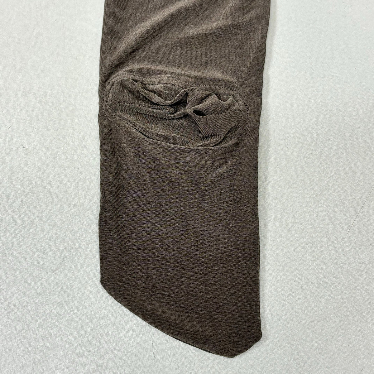 NORMA KAMALI Slim Fit Turtleneck Catsuit w/ Footsie Women's Sz XL/42 Chocolate