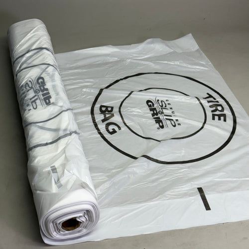 SLIP N GRIP (100 Pack) Tire Storage Bag, Multi-Layer, High Strength Plastic Film