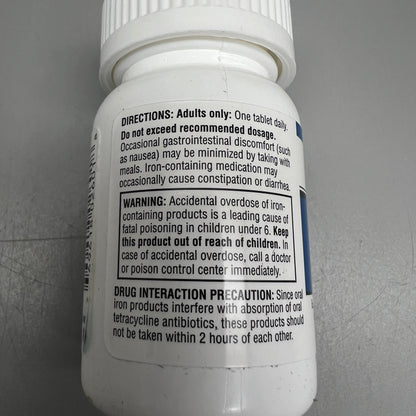 RELIABLE 1 (6 PACK) Ferrous Sulfate Iron Supplement 325 mg 100ct BB 11/26