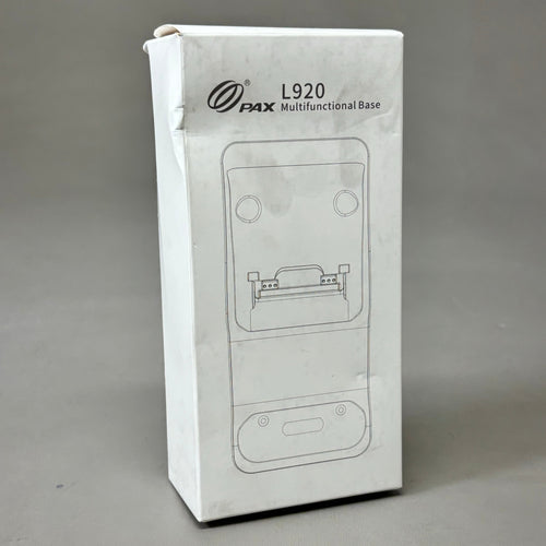 PAX Efficient Charging Dock w/ Ethernet & USB 920 Android Terminal White L920-BM