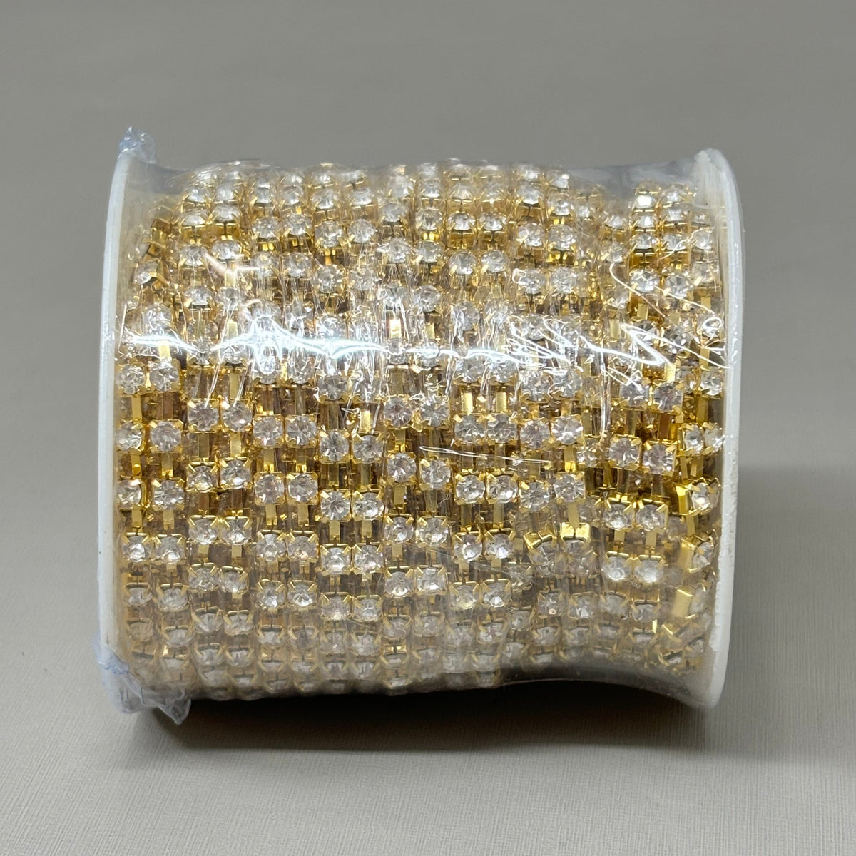 RAZ IMPORTS Christmas Tree Garland Metal 10 Yard Gold Sparkle Rhinestone G4402324