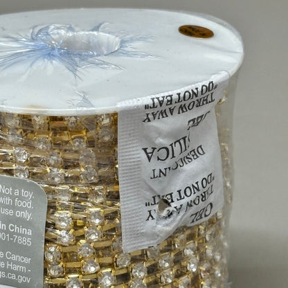 RAZ IMPORTS Christmas Tree Garland Metal 10 Yard Gold Sparkle Rhinestone G4402324
