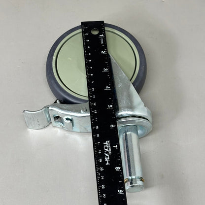 QUANTUM STORAGE SYSTEMS Swivel Stem Caster Kit 5" x 1-1/4" One Set WR-00H