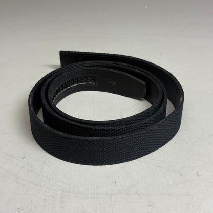 SLIDEBELTS Black Canvas Belt Strap (Without Buckle)
